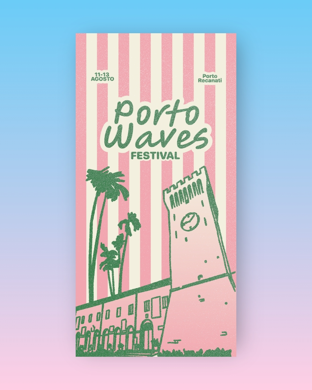 Manifesto Porto Waves, variante 3